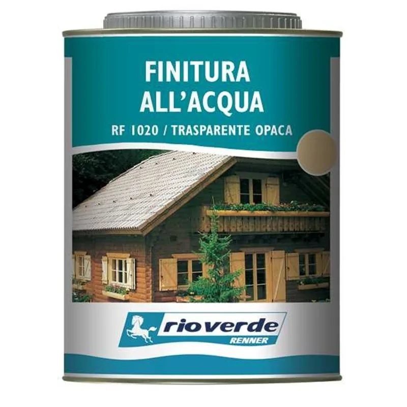 RENNER RIOVERDE RF1020 FINITURA CLASSICA TRASPARENTE OPACA ALL'ACQUA RENNER RIOVERDE RF1020 FINITURA CLASSICA TRASPARENTE OPACA ALL'ACQUA