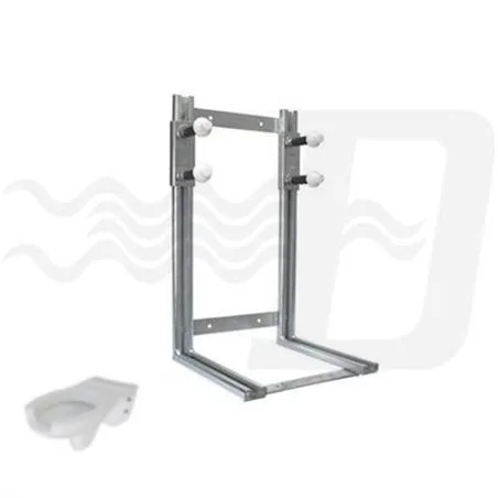 STAFFE FISSE PER VASO PER VASO DISABILI SOSPESO CM 80