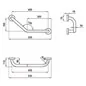 MANIGLIONE DI SICUREZZA PER DISABILI 30 x 30 45° MANIGLIONE DI SICUREZZA PER DISABILI 30 x 30 45°