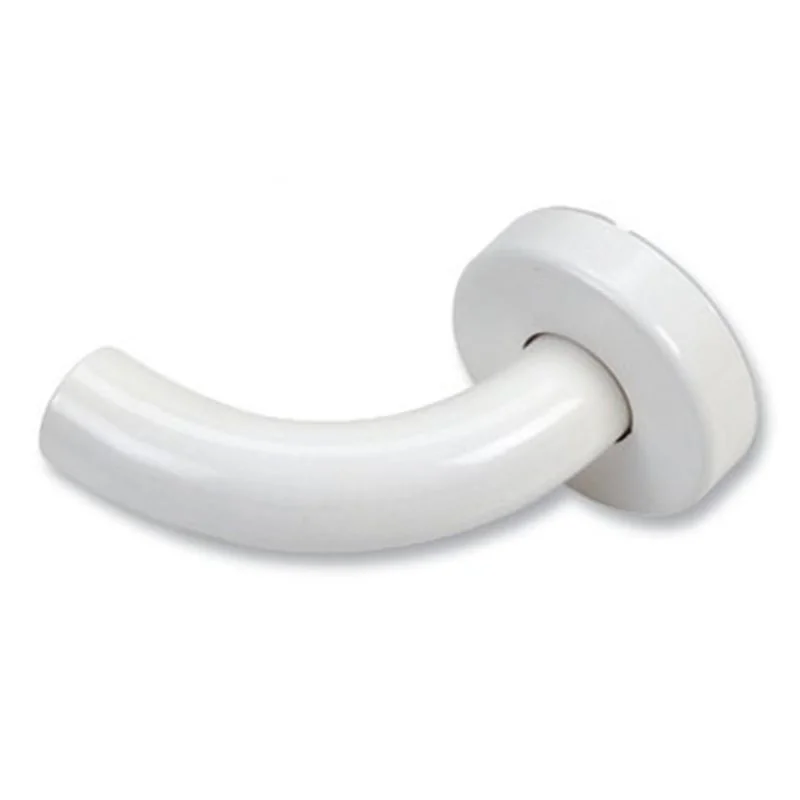 CURVA CON ATTACCO A MURO PER TUBO A INNESTO PER MANIGLIONI COMPONIBILI