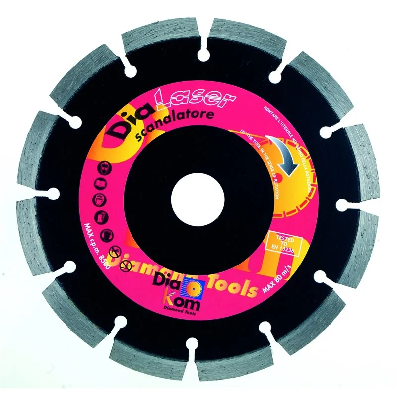 DISCO DIAMANTATO PER SCANALATORE DIALASER PROFY