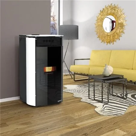 AQA F GLASS 8-30 STUFA A PELLET IDRO UNGARO