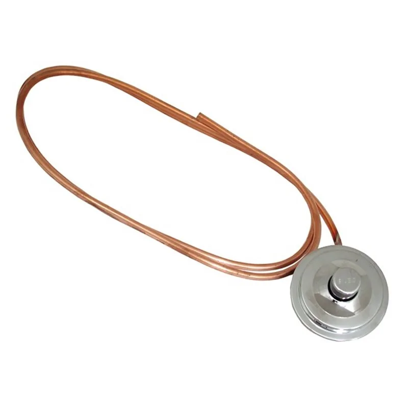PULSANTE DA INCASSO CON TUBO RAME PER BATTERIA CATIS