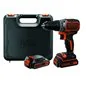 BL188KB-QW BLACK & DECKER TRAPANO AVVITATORE A BATTERIA 18V MOTORE BRUSHLESS 2 BATTERIE