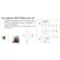 VERTICAL RIM LOCK DOUBLE PUMP CYLINDER MOTTURA 34.322 VERTICAL RIM LOCK DOUBLE PUMP CYLINDER MOTTURA 34.322