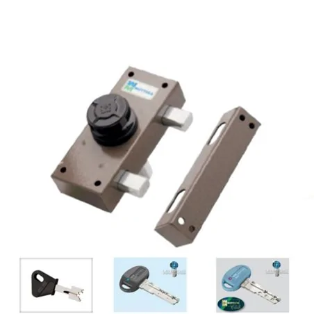 SIDE RIM LOCK EXTERNAL PUMP CYLINDER INTERNAL KNOB MOTTURA 34.332
