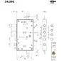MOTTURA 54.589 SERIES 54 EASY GO MULTIFUNCTION DOUBLE-BITTED RIM LOCK