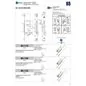 MOTTURA 85.110 LOCK FOR ARMOURED DOOR WITH EUROPROFILE CYLINDER MORTISE 25 MM