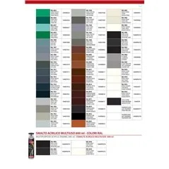 SMALTO SPRAY ACRILICO COLORAZIONI RAL AMBRO-SOL 400 ML