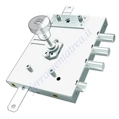 MOTTURA 3DKEY SERRATURA RICAMBIO GARDESIA CON POMOLO 893D.573GR