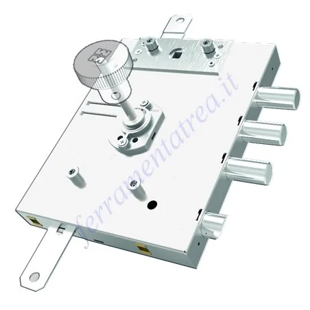 MOTTURA 893D.573GR SERRATURA RICAMBIO GARDESA 3DKEY CON POMOLO