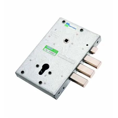 MOTTURA 85.578 SERRATURA A CILINDRO EUROPEO PER PORTA BLINDATA AD APPLICARE SPESSORE 25MM