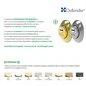DEFENDER MOTTURA DF11 REGISTRABILE CON GRANI PER CILINDRI EUROPEI