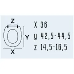 COPRIWATER MODELLO COLIBRI' DI CERAMICHE POZZI GINORI