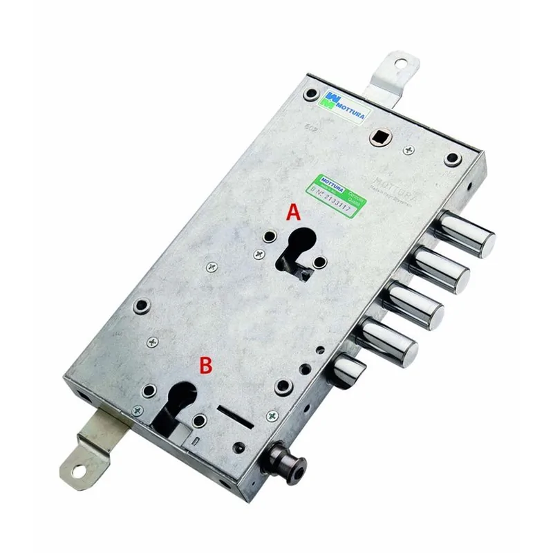 MOTTURA 85.588 MULTIFUNCTION LOCK FOR ARMOURED DOOR WITH EUROPROFILE CYLINDER RIM