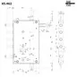 MOTTURA 85.462 LOCK FOR ARMOURED DOOR WITH EUROPROFILE CYLINDER RIM