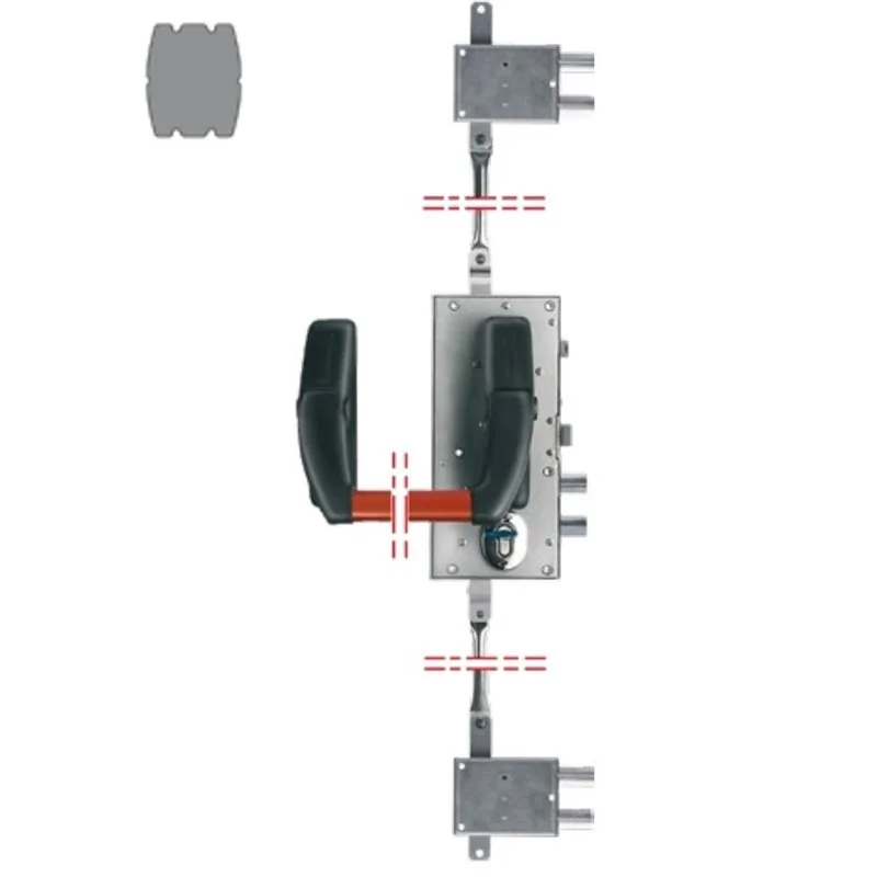 MOTTURA 86.530A LOCK GORILLA ANTIPANICO WITH PANIC BAR