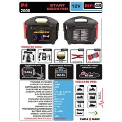 CAR START BOOSTER START BOOSTER P4 12V 2000A LEMANIA ENERGY