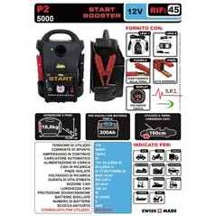 CAR START BOOSTER START BOOSTER P2 12V/5000 LEMANIA ENERGY