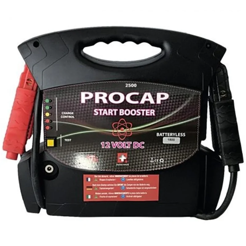 CAR START BOOSTER START BOOSTER BATTERYLESS C1 PROCAP 12V/8000 LEMANIA ENERGY