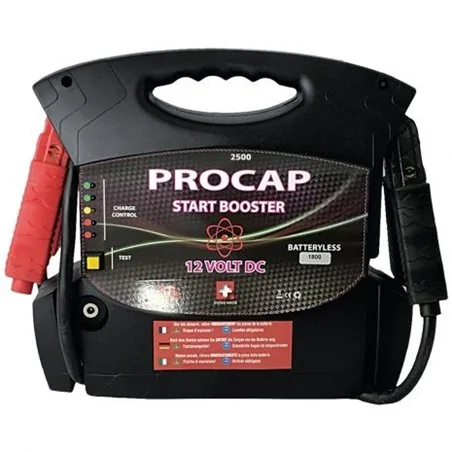 CAR START BOOSTER START BOOSTER BATTERYLESS C1 PROCAP 12V/8000 LEMANIA ENERGY