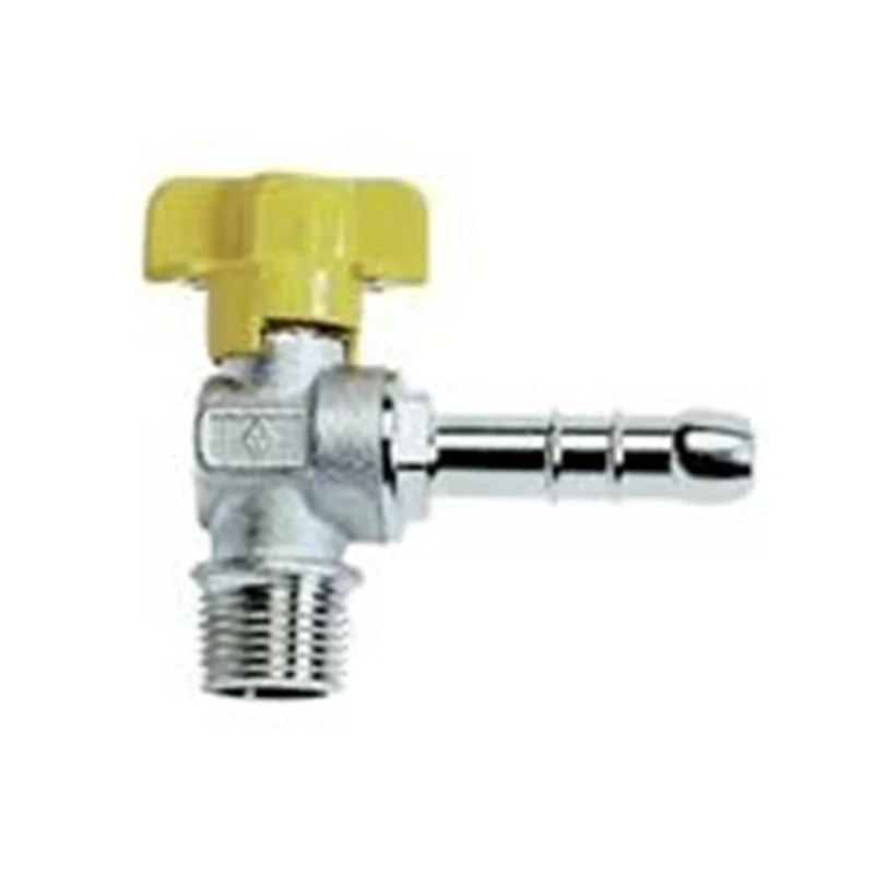 RUBINETTO A SFERA GAS CON PORTAGOMMA A SQUADRO FILETTATO MASCHIO 1/2