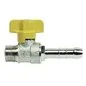 RUBINETTO A SFERA GAS CON PORTAGOMMA DRITTO MASCHIO 1/2