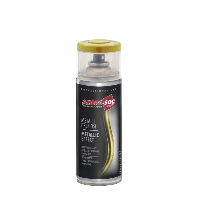 SMALTO SPRAY EFFETTO METALLI PREZIOSI AMBRO-SOL 400 ML