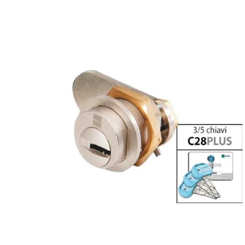 CILINDRO CAM LOCK Ø23 MOTTURA PER CASSETTE DI SICUREZZA E POSTALI CILINDRO CAM LOCK Ø23 MOTTURA PER CASSETTE DI SICUREZZA E POSTALI
