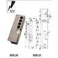 MOTTURA 94.081 INCONTRO ELETTRICO ALTO PER SERRATURE SERIE 20 E 30 MOTTURA 94.081 INCONTRO ELETTRICO ALTO PER SERRATURE SERIE 20 E 30