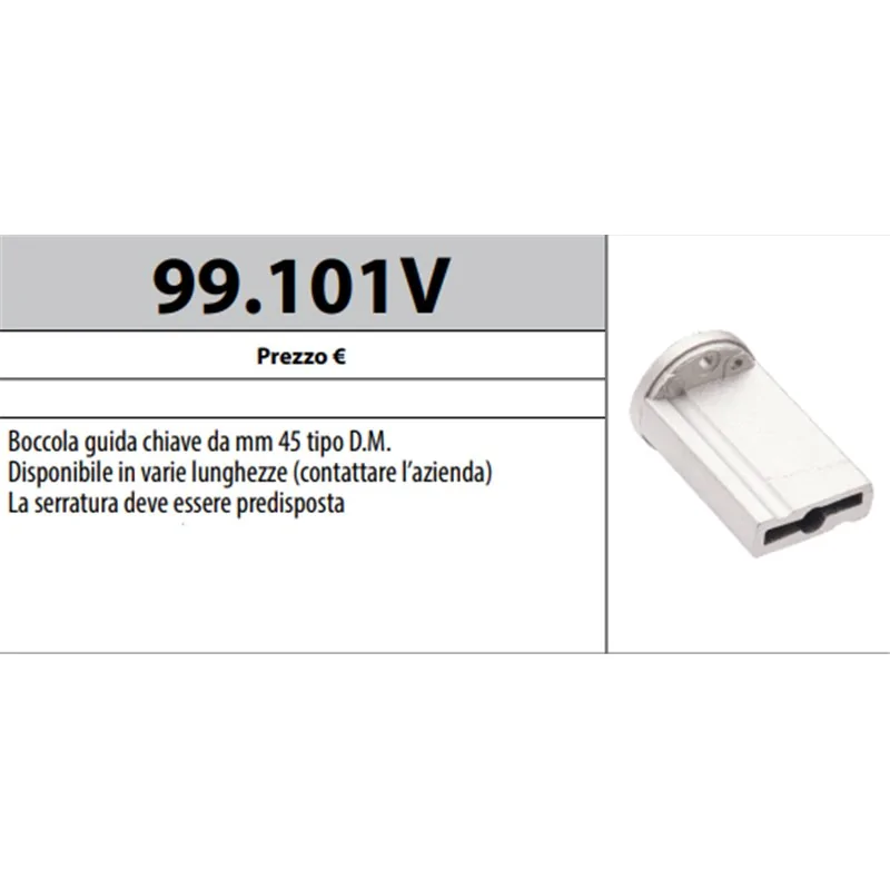 MOTTURA 99.101V GUIDA PER CHIAVI DOPPIA MAPPA 45 MM