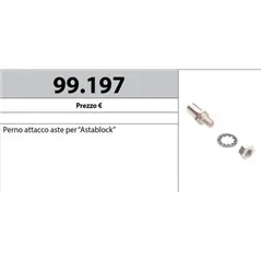 MOTTURA 99.197 PERNO ATTACO ASTE PER ASTABLOCK