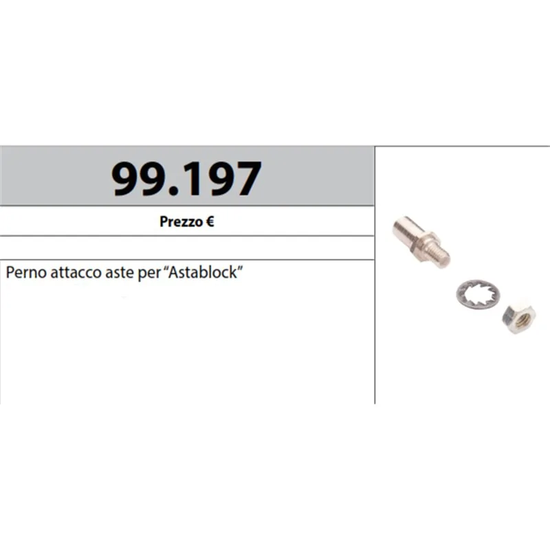 MOTTURA 99.197 BAR CONNECTION PIN FOR ASTABLOCK MOTTURA 99.197 BAR CONNECTION PIN FOR ASTABLOCK