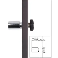 MOTTURA 32.995 SERRATURA A FASCIA VERTICALE CILINDRO ESTERNO A POMPA