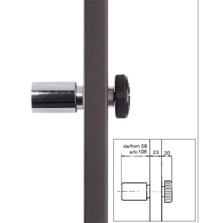 MOTTURA 32.995 SERRATURA A FASCIA VERTICALE CILINDRO ESTERNO A POMPA