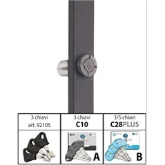 VERTICAL STRIP LOCK CILINDRO EXTERNAL A POMPA MOTTURA 32.995