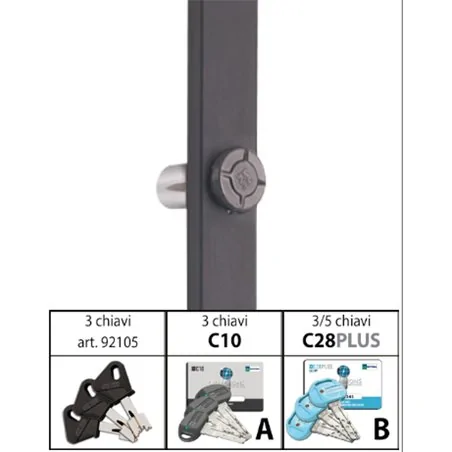 VERTICAL STRIP LOCK CILINDRO EXTERNAL A POMPA MOTTURA 32.995