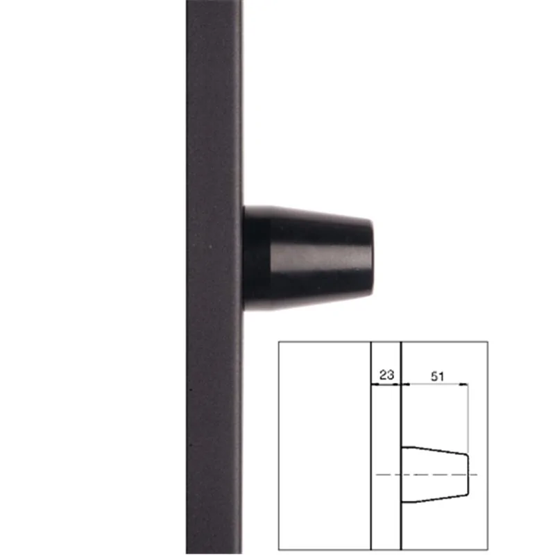 MOTTURA 32.996 SERRATURA A FASCIA VERTICALE SOLO CILINDRO INTERNO A POMPA