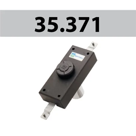 VERTICAL RIM LOCK INTERNAL KNOB AND EXTERNAL PUMP CYLINDER MOTTURA 35.371