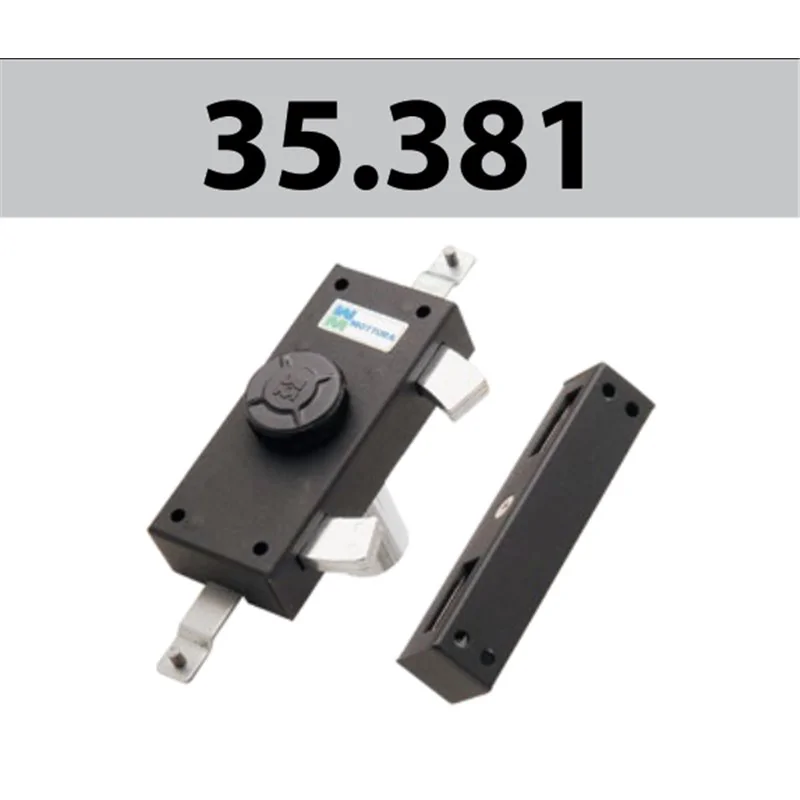 THREE-POINT RIM LOCK INTERNAL KNOB AND EXTERNAL PUMP CYLINDER MOTTURA 35.381