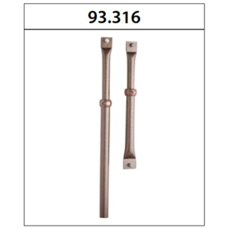 MOTTURA 93.316 ADJUSTABLE BAR PAIR FOR ASTABLOCK AND XCODE