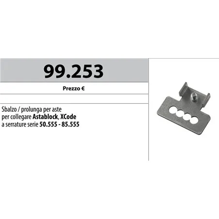 MOTTURA 99.253 BAR EXTENSION FOR ASTABLOCK XCODE 50.555 85.555