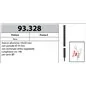 MOTTURA 93.328 ASTA CON PUNTALE Ø10 PER SERRATURE FORZA 7 MOTTURA SERIE 37