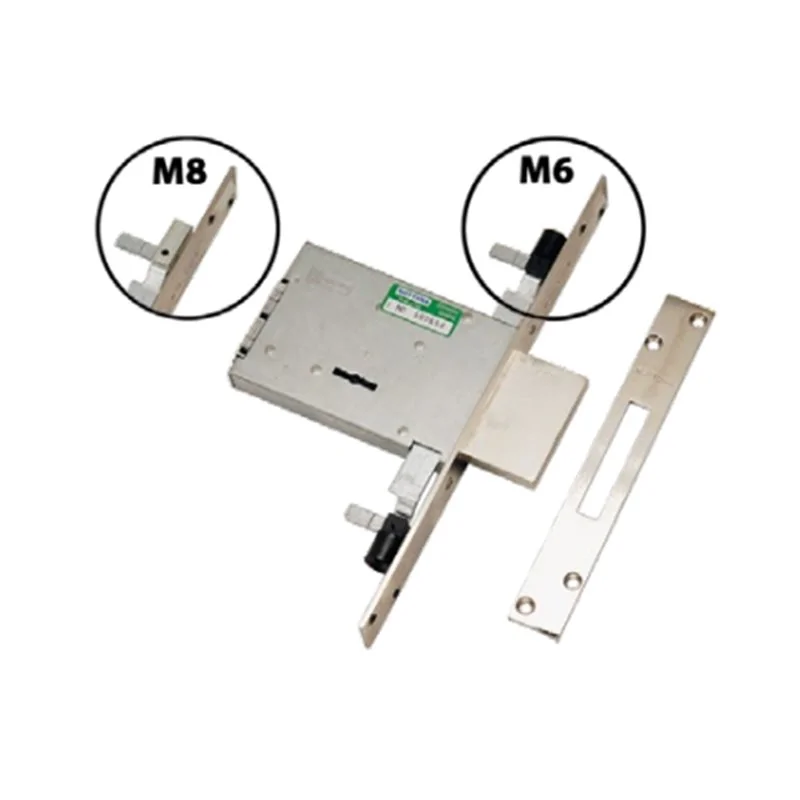THREE-POINT MORTICE DOUBLE-BIT KEY LOCK MOTTURA 40.705 THREE-POINT MORTICE DOUBLE-BIT KEY LOCK MOTTURA 40.705