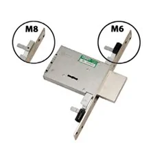 KIT 6 SERRATURE 40.705 TRIPLICI DOPPIA MAPPA AD INFILARE ART. 40.706