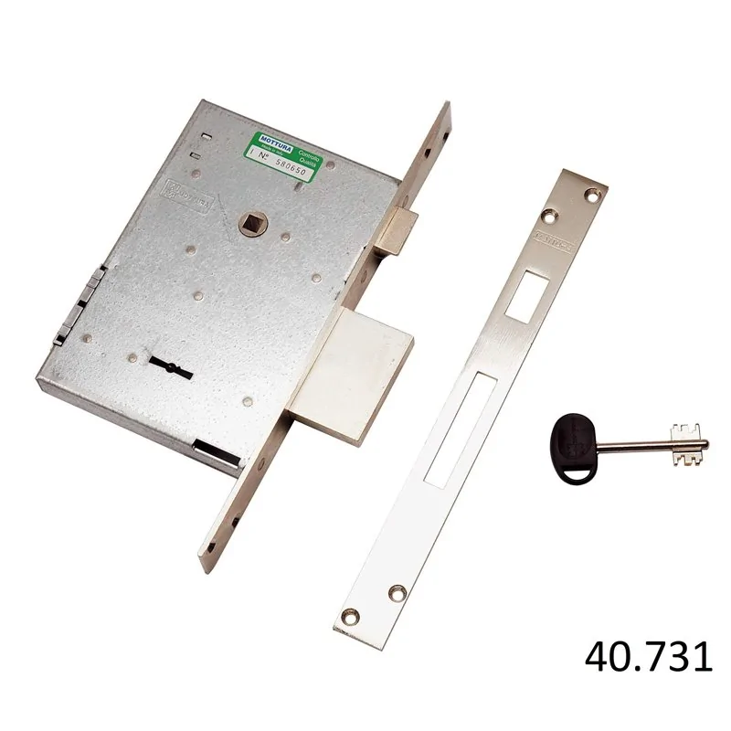 MORTICE SIDE DOUBLE-BIT KEY LOCK MOTTURA 40.731 MORTICE SIDE DOUBLE-BIT KEY LOCK MOTTURA 40.731
