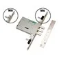 THREE-POINT MORTICE DOUBLE-BIT KEY LOCK MOTTURA 40.805
