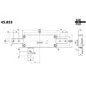 SIDE LOCK FOR ROLLER SHUTTERS BENT RODS MOTTURA 45.851