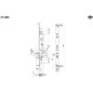 FORZA 7 MORTICE LOCK A GANCIO WITH GUIDE PIN MOTTURA 47.305