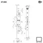 SHARK MORTICE LOCK DOPPIO GANCIO MOTTURA 47.504